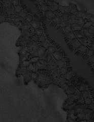 PRE-ORDER-L'AGENCE Tico Silk Lace Skirt in Black