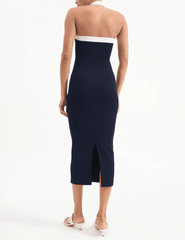 PRE-ORDER-Veronica Beard Christa Halter Midi Dress