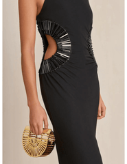 Cult Gaia Ryann Sleeveless Cut-Out Gown