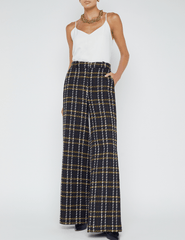 PRE-ORDER-L'Agence Pilar Tweed Wide Leg Pant