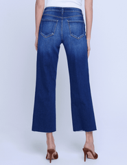 L'Agence Wanda High Rise Cropped Wide Leg Jean