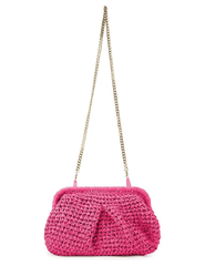 PRE-ORDER-St. Barths La Robe August Straw Pouch Clutch