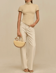 PRE-ORDER-Cult Gaia Annemie Knit Top in Beach