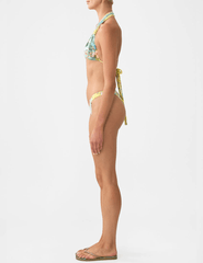 Camilla - PRE-ORDER-Camilla Reversible Gathered Tab Halter Bikini Set - Buy Online
