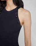 L'Agence Rosemary High Neck Button Tank