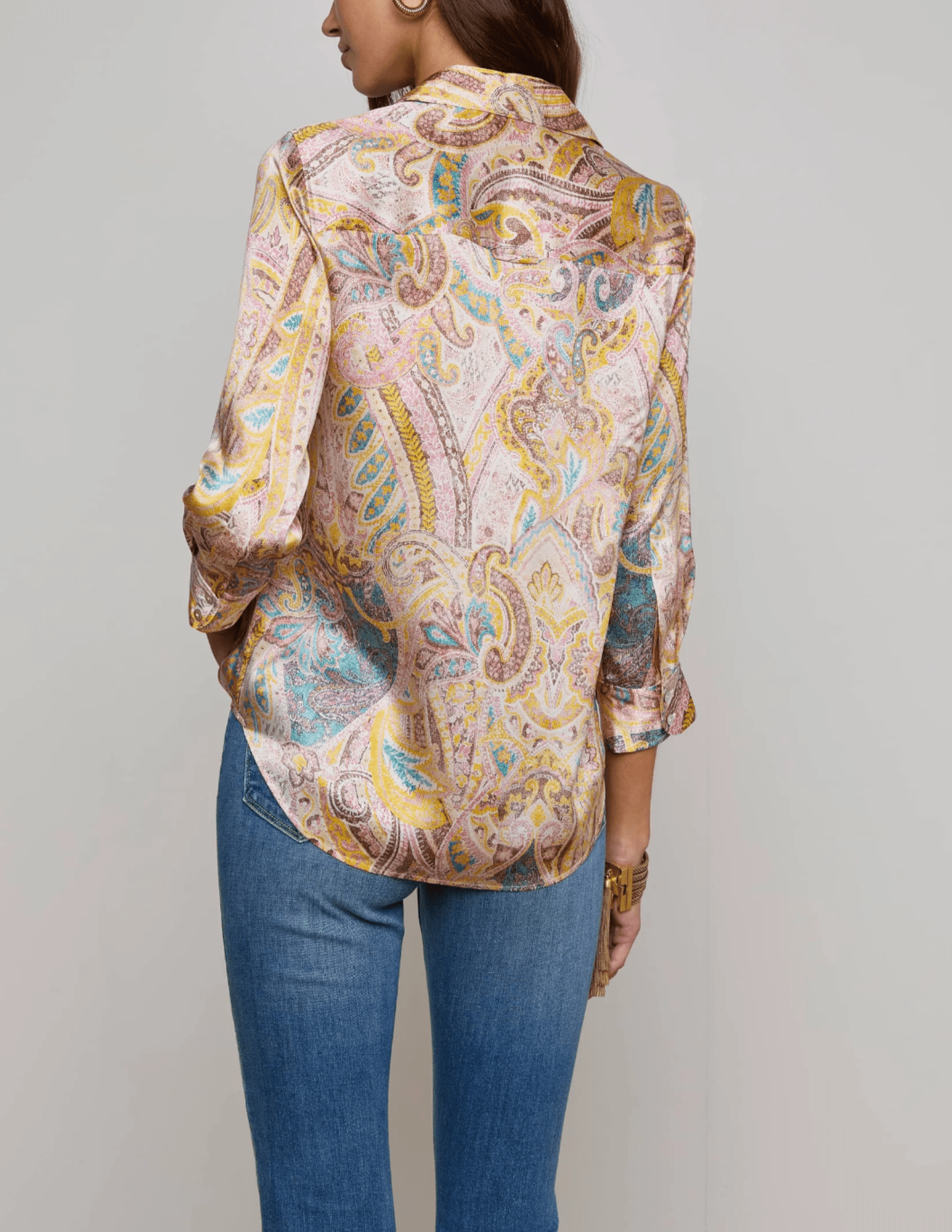 L'Agence - L'AGENCE Dani Three Quarter Sleeve Blouse - Buy Online