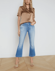 L'Agence Ellah Short Sleeve Blouse