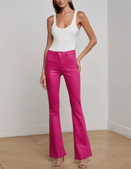 PRE-ORDER-L'AGENCE Marty Ultra High Rise Flared Coated Jean