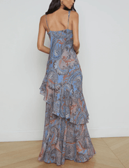 PRE-ORDER-L'Agence Viola Cowl Neck Gown