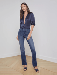 L'Agence Sneeki Low Rise Straight Leg Jean