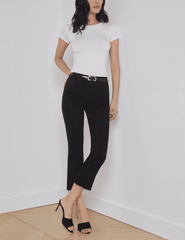 L'Agence Kendra High Rise Crop Flare Jean