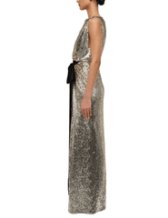 Simkhai Felicity Draped Sequined Gown