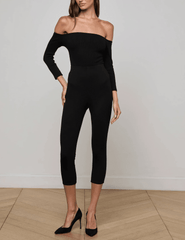 L'Agence - L'AGENCE Dee Capri Pant in Black - Buy Online