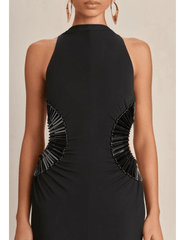 Cult Gaia Ryann Sleeveless Cut-Out Gown