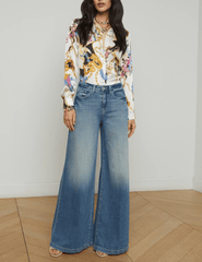 L'Agence Quincy High Rise Ultra Wide Leg Jean