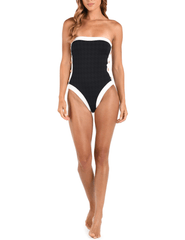 PRE-ORDER- L'Agence Tory Square Neck One Piece Swimsuit