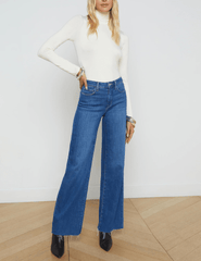 L'Agence Scottie High Rise Wide Leg Jean