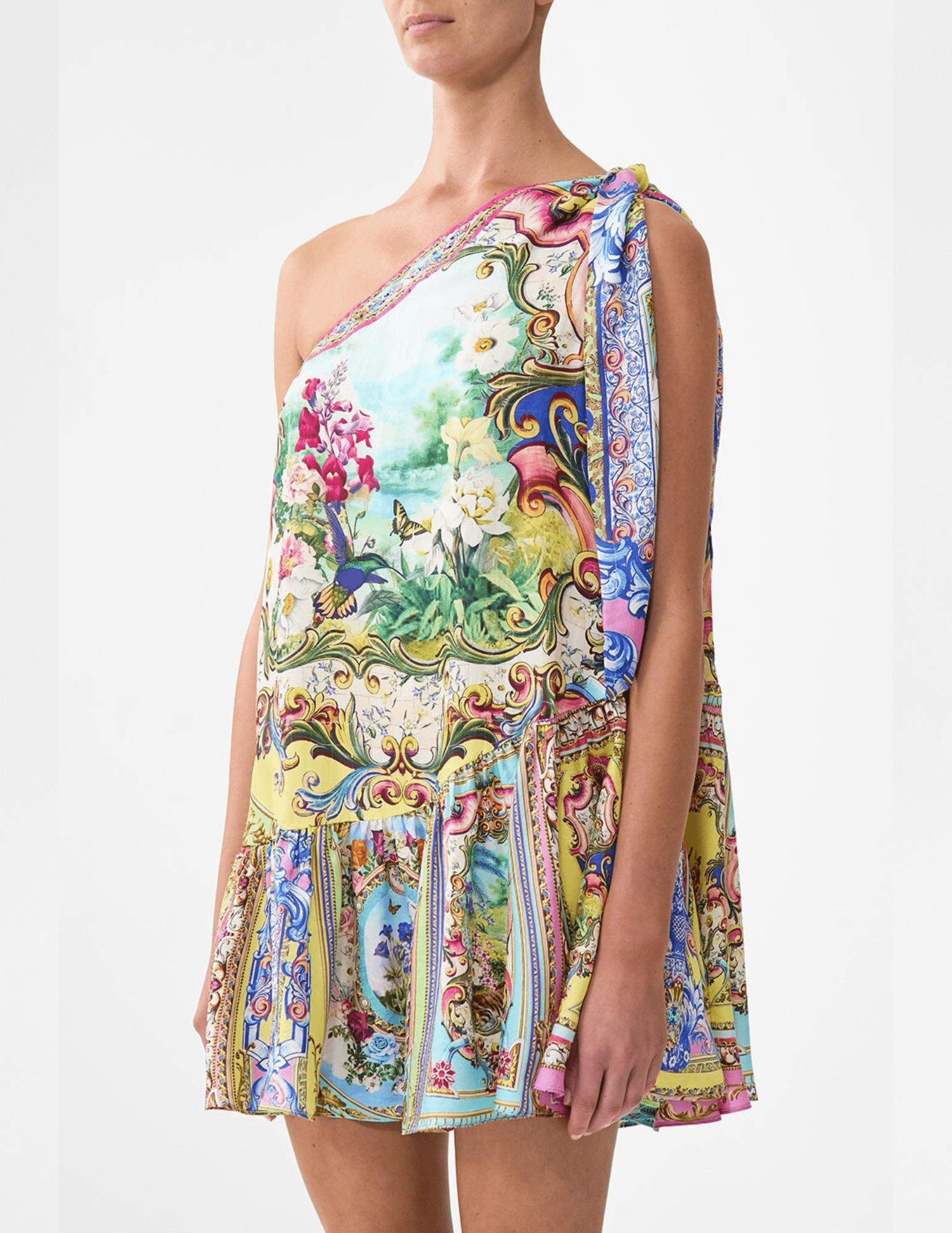 camilla tie front mini dress Hire | Short Dress With Tie Front | Camilla
