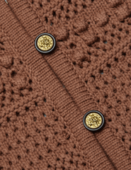 L'Agence - PRE-ORDER-L'AGENCE Kiva Open Stitch Ruffle Cardigan - Buy Online