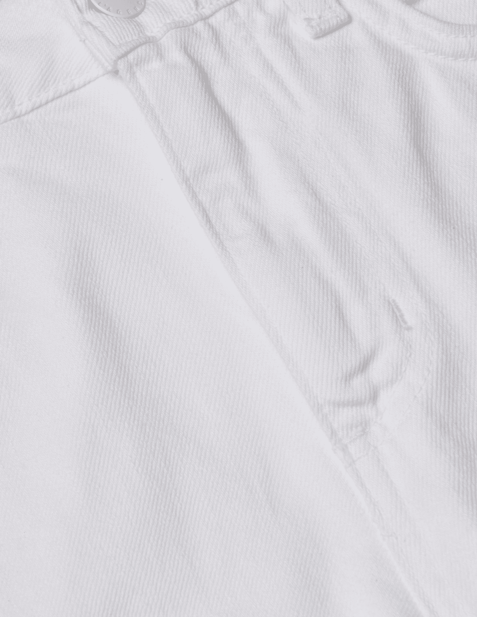L'Agence - L'AGENCE Lissania Jean Short In Blanc - Buy Online