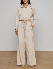 L'Agence Valkyrie Wide Leg Snap Pants