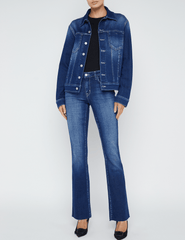 L'Agence Mack Oversized Denim Jacket