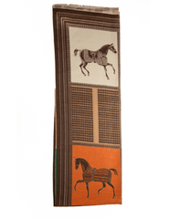 Austin Blaze Equestrian Cashmere Scarf