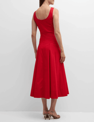 A.L.C.  Isabel Sleeveless A-Line Midi Dress