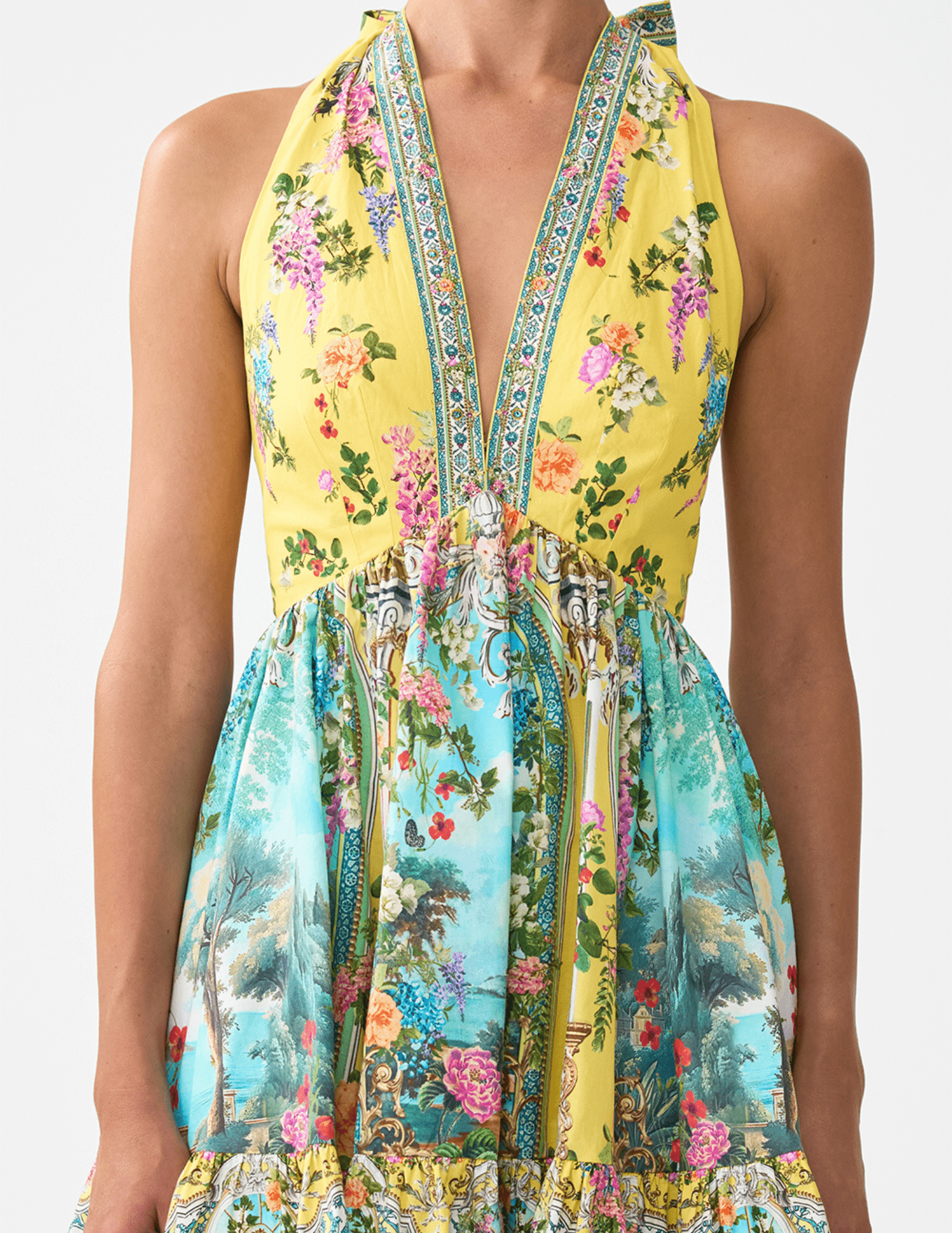 Camilla - PRE-ORDER-Camilla Ruffle Hem Mini Dress - Buy Online