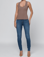 L'AGENCE Shania Racerback Tank in Cardamom