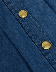 L'Agence Esmerelda Chambray Midi Dress