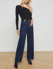 L'Agence Scottie High Rise Wide Leg Jean