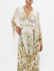 Camilla Flared Sleeve Maxi Dress
