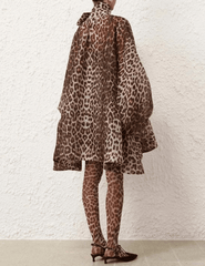 Zimmermann Illustration Billow Mini Dress