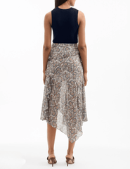Veronica Beard - PRE-ORDER-Veronica Beard Eleonora Asymmetrical Midi Skirt - Buy Online