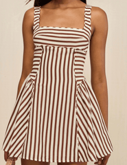 PRE-ORDER-Cult Gaia Banks Mini Skirt in Saddle Stripe