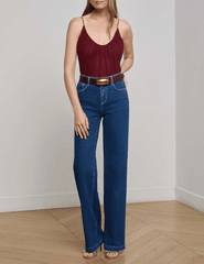 L'Agence - L'AGENCE Gelina Ruched Scoop-Neck Bodysuit - Buy Online
