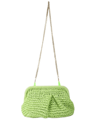 PRE-ORDER-St. Barths La Robe August Straw Pouch Clutch