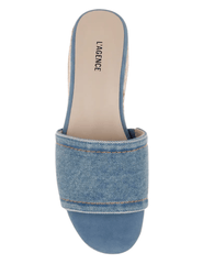 PRE-ORDER-L'AGENCE Ramani Platform Espadrille in Light Denim