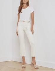 L'Agence Kendra High Rise Crop Flare Jean