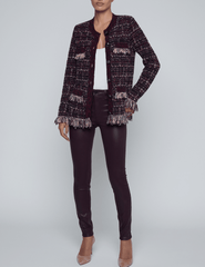 PRE-ORDER-L'AGENCE Kastoria Fringe Cardigan