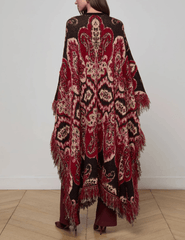 PRE-ORDER- L'AGENCE Naoko Jacquard Poncho