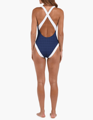 L'Agence Lisa Plunge One Piece Swimsuit