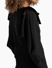 Simkhai Marlee Shoulder Tie Blouse