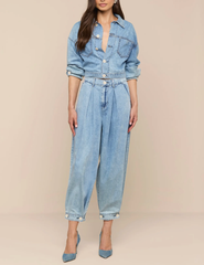 L'AGENCE Elias High Rise Convertable Jean in Oxnard