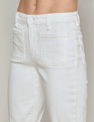 L'Agence Noya Cropped Slim Flare Jean