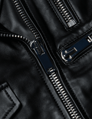 L'Agence - PRE-ORDER-L'AGENCE Blakely Biker Leather Jacket in Black - Buy Online