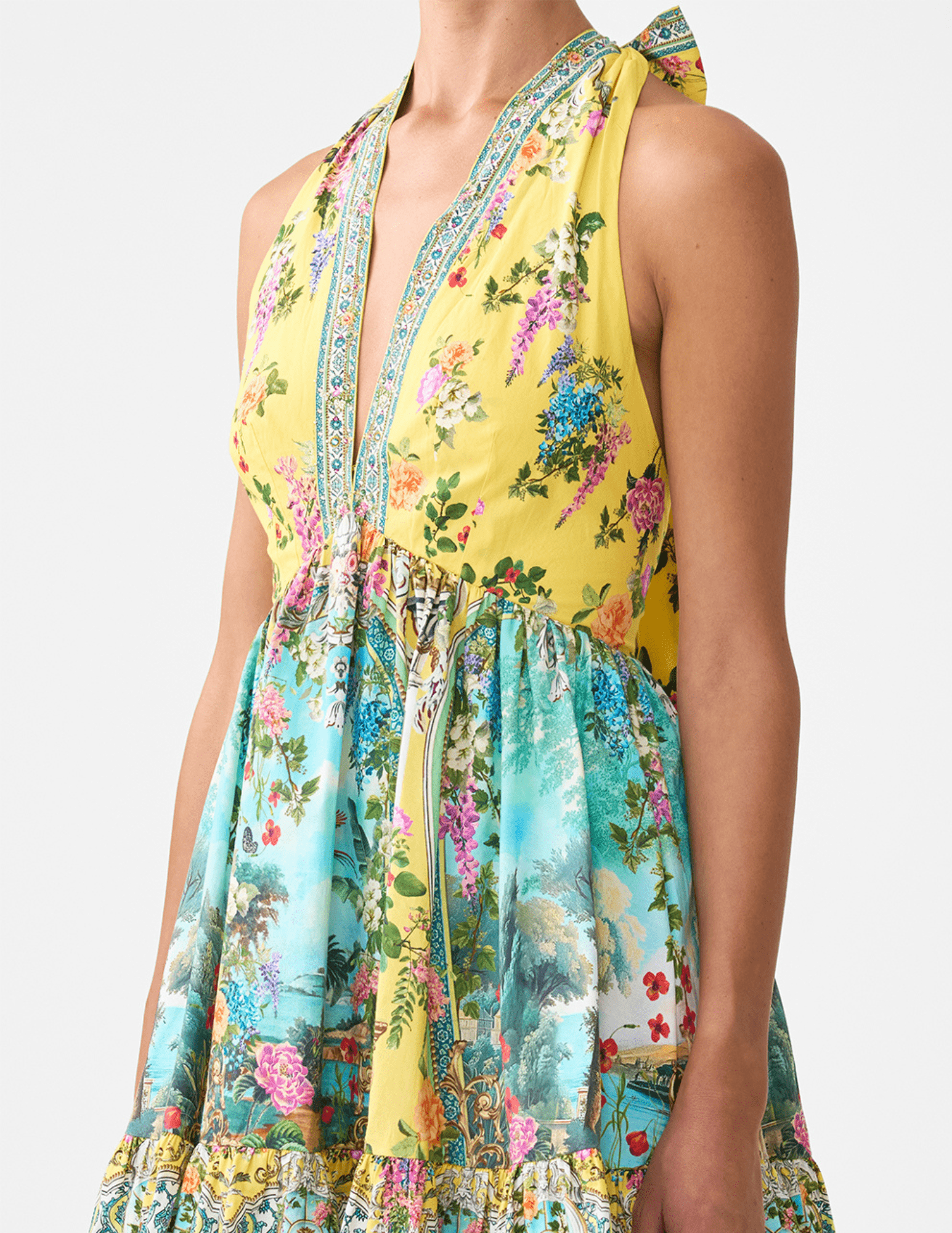 Camilla - PRE-ORDER-Camilla Ruffle Hem Mini Dress - Buy Online