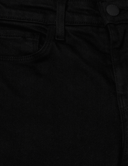L'AGENCE Cara Low-Rise Bootcut Jeans in Noir