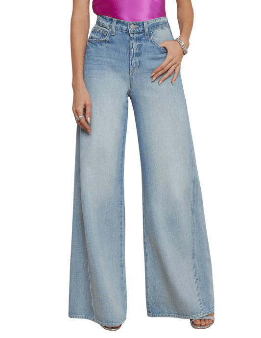 L'Agence - L’AGENCE Beau T-Seam Wide Leg Jeans in Fontana - Buy Online